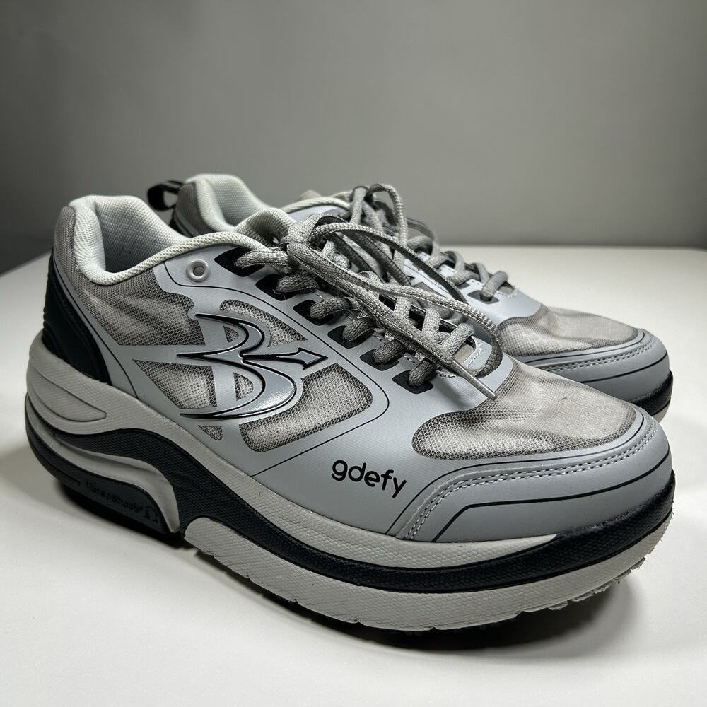 GDEFY VersoShock Walking Shoes Men’s 9 Gray TB9022MGS-W Comfort Sneaker